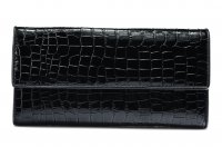 Leopard Wallet deep black